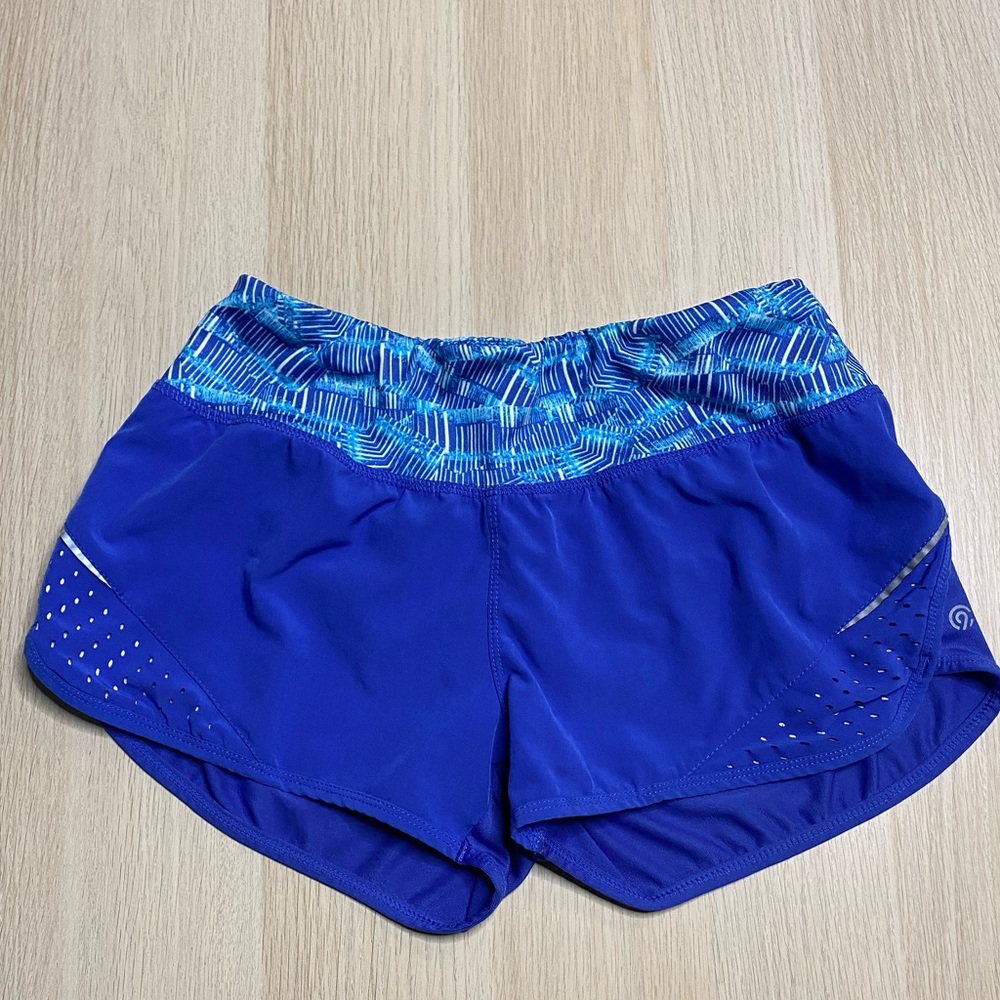 Champion Blue Mid Rise XS Athletic Shorts